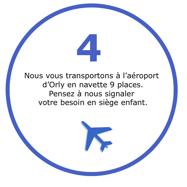 Transfert du parking Discount Parc vers Orly en navette gratuite